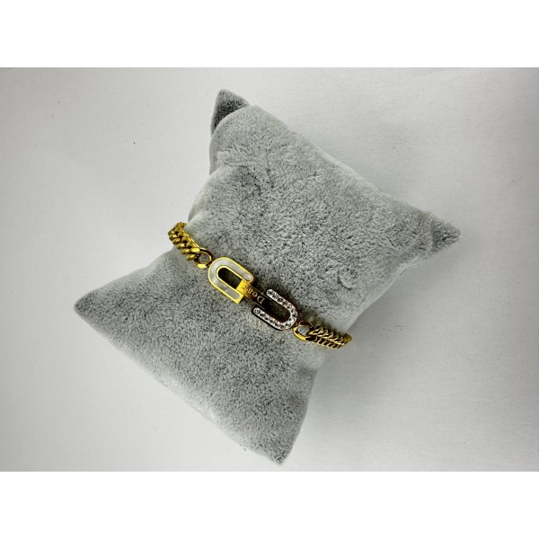 Gold Taşlı Ayarlanabilir Bileklik